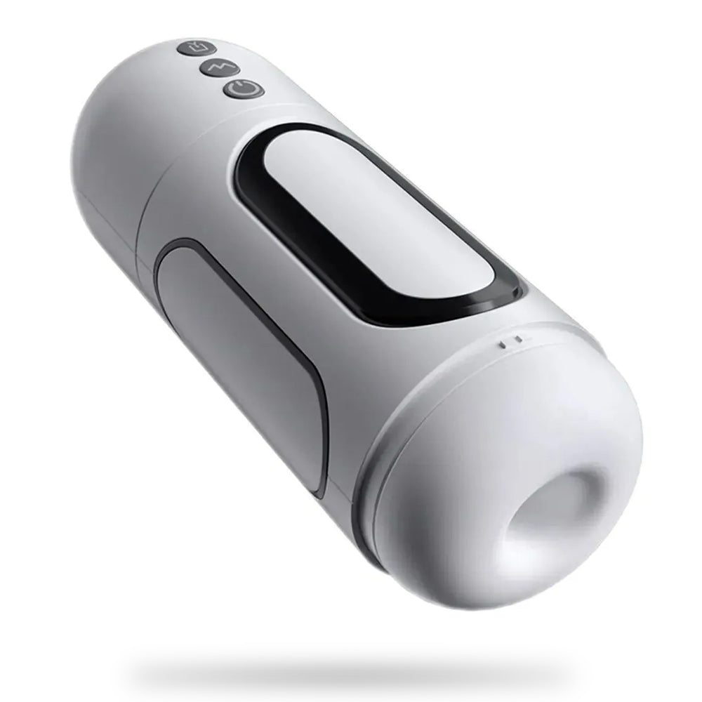 Fantasy Masturbation Cup - 9 Thrilling Thrusting Vibration 3 Sucking Voice 3D Textured with Suction Base — product image 1