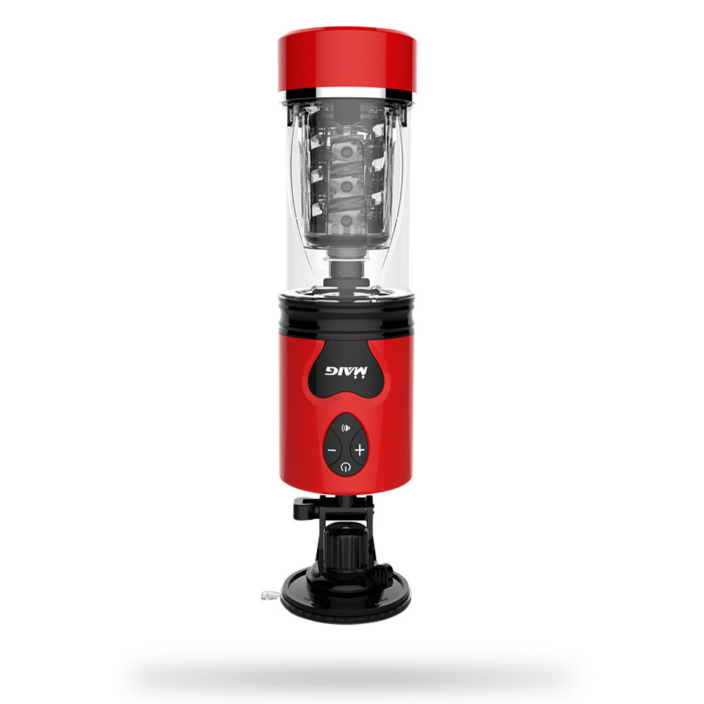 WaveRiderX Intelligent Multi-frequency Telescopic Rotation Sucking & Moaning Automatic Male Stroker with Suction Base – product view 8