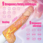 Fully Automatic Intelligent Heated 360-Degree Swinging Telescopic Dildo – product view 4