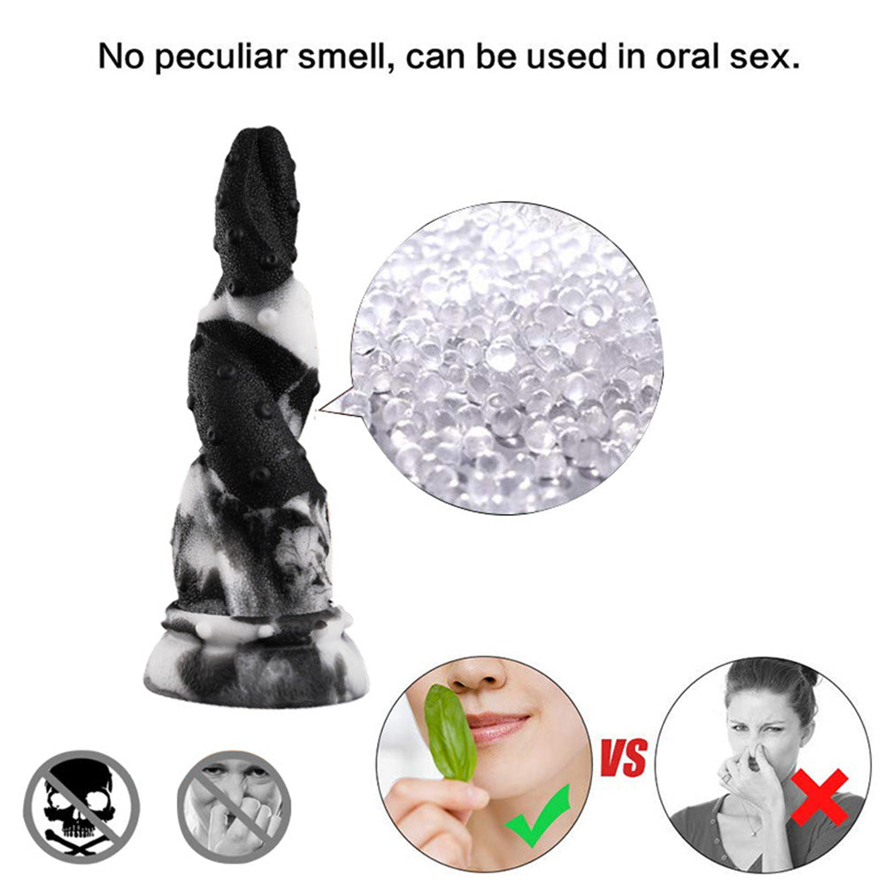 Liquid Silicone Shaped Anal Plug Dildo – product view 16