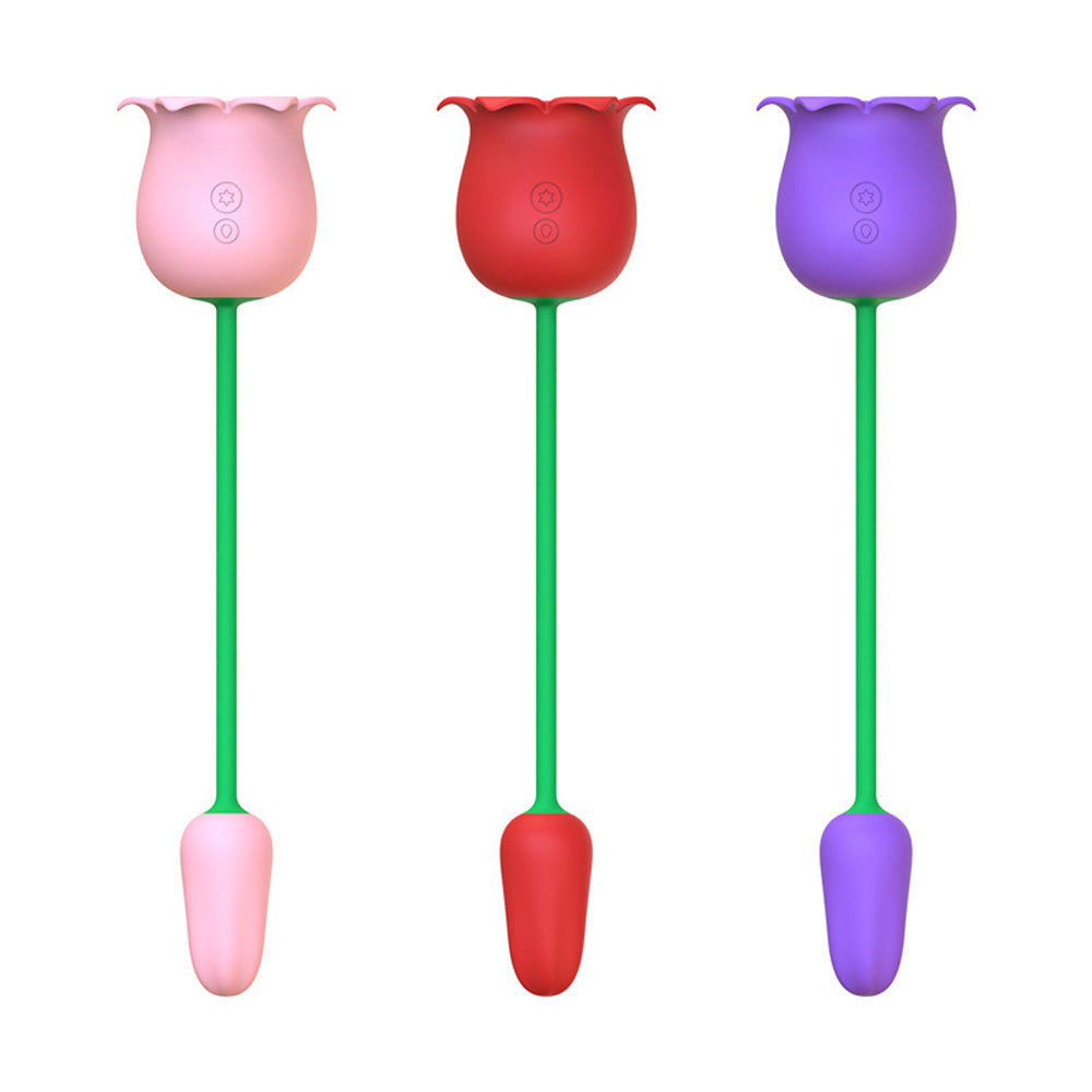 Rose Vibrator Stamen Vibrating Suction Clitoral Massage Vibrating Egg – product view 11