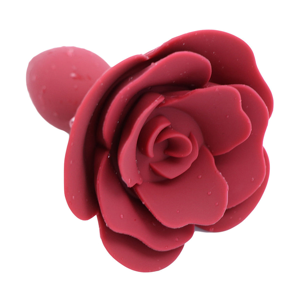 Rose Red Butt Plug Training Butt Plug Backyard Sex Toys – product view 4