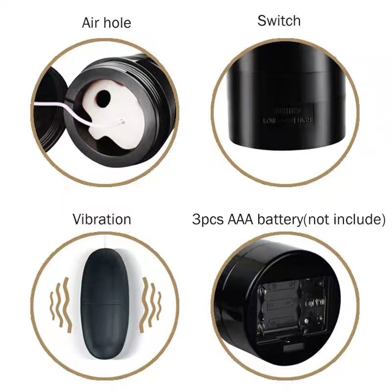 12 Modes Football Vibrating Cock Ring & Male Vibrator Toy – product view 7