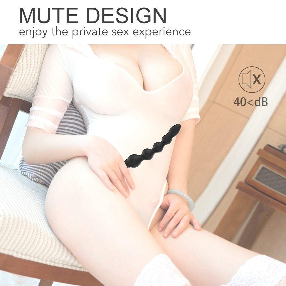 Silicone Anal Plug Beads 9 Frequency Strong Shock Electric Anal Plug – product view 2