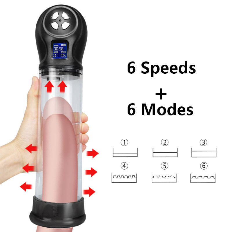 6-Frequency Negative Pressure Digital Display Waterproof Masturbation Pump — product image 13