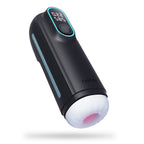 Leten – Black Hurricane Hole - 6 Modes Telescopic Suction Heating Male Stroker – product view 2