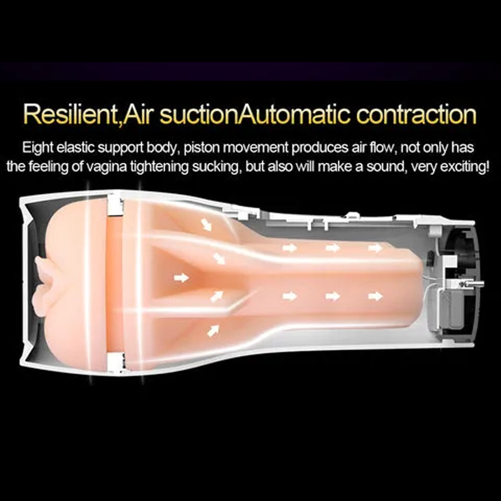 Leten Smart Control 10 Frequency Vibration Pronounce Male Stroker – product view 3