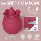 Rose Flower Second Generation Sucker Clit Nipples Vibrator – product view 3