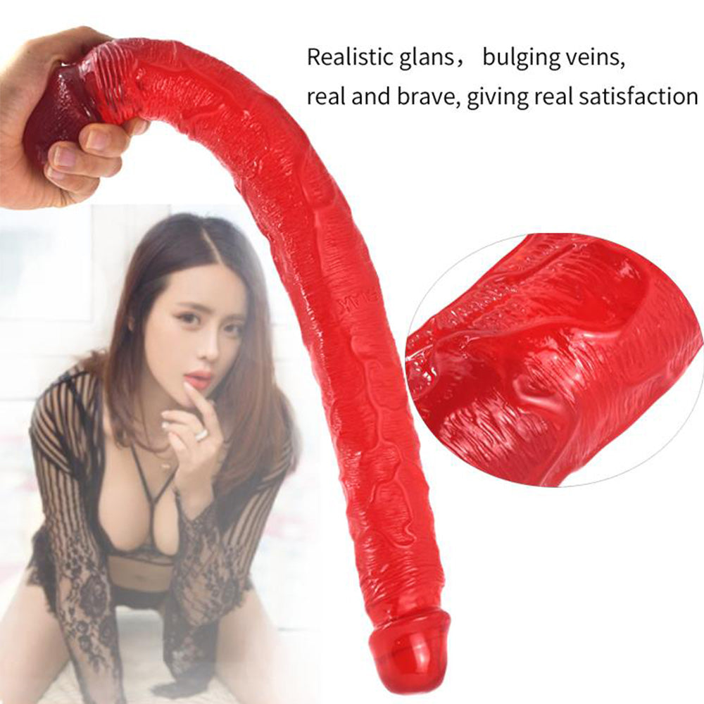 Double-Headed Artificial Anal Plug Masturbator Dildo – product view 2