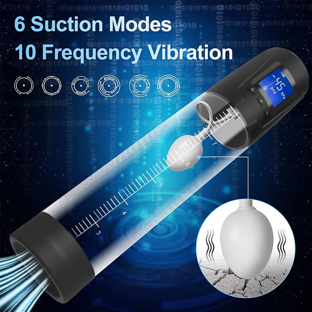 Men's Electric Vibration Training Penis Vacuum Pump — product image 3