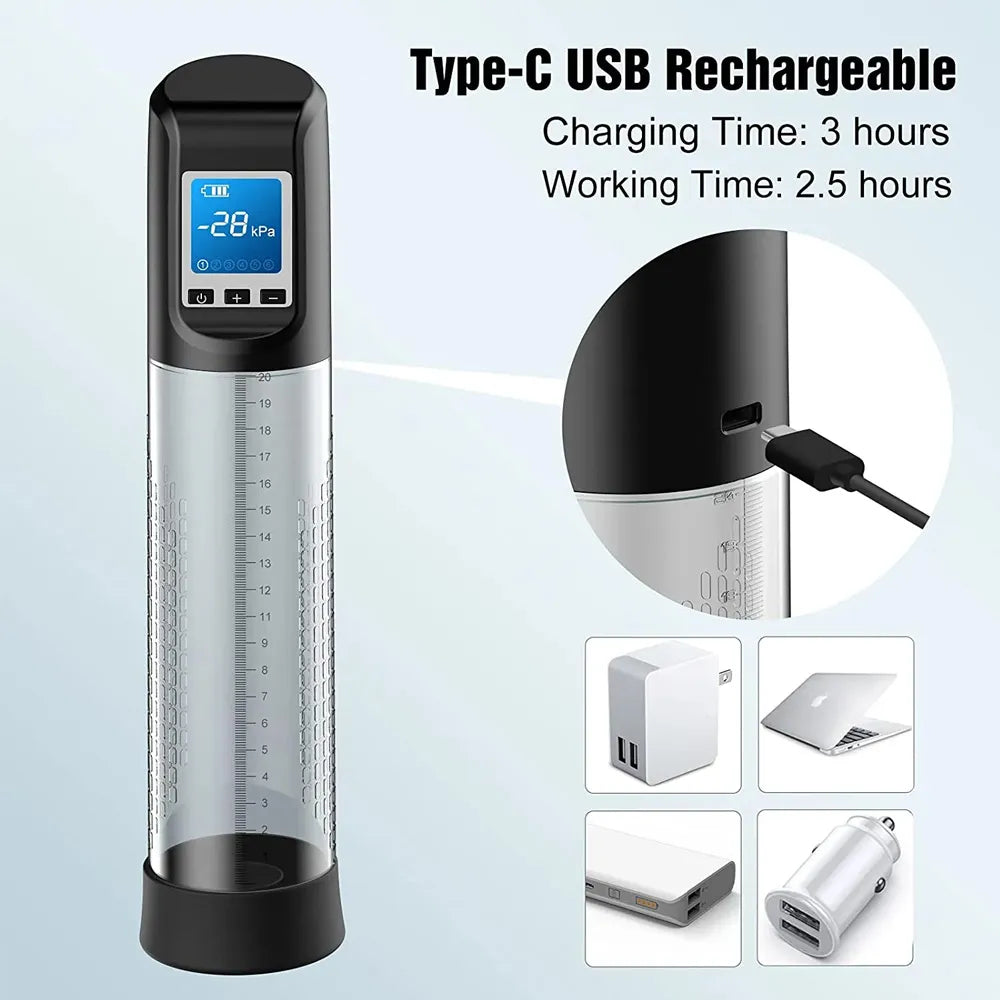 Male Erection Aid-Long-Lasting Hypoallergenic Sucking Masturbation Device — product image 5