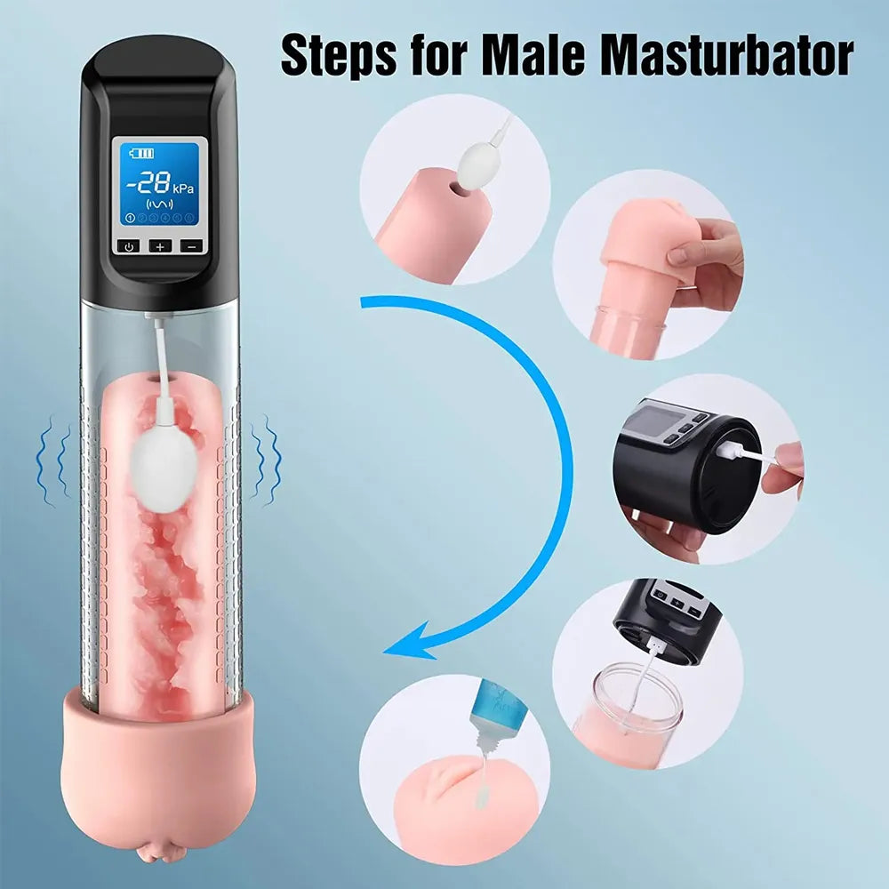 Male Erection Aid-Long-Lasting Hypoallergenic Sucking Masturbation Device — product image 4