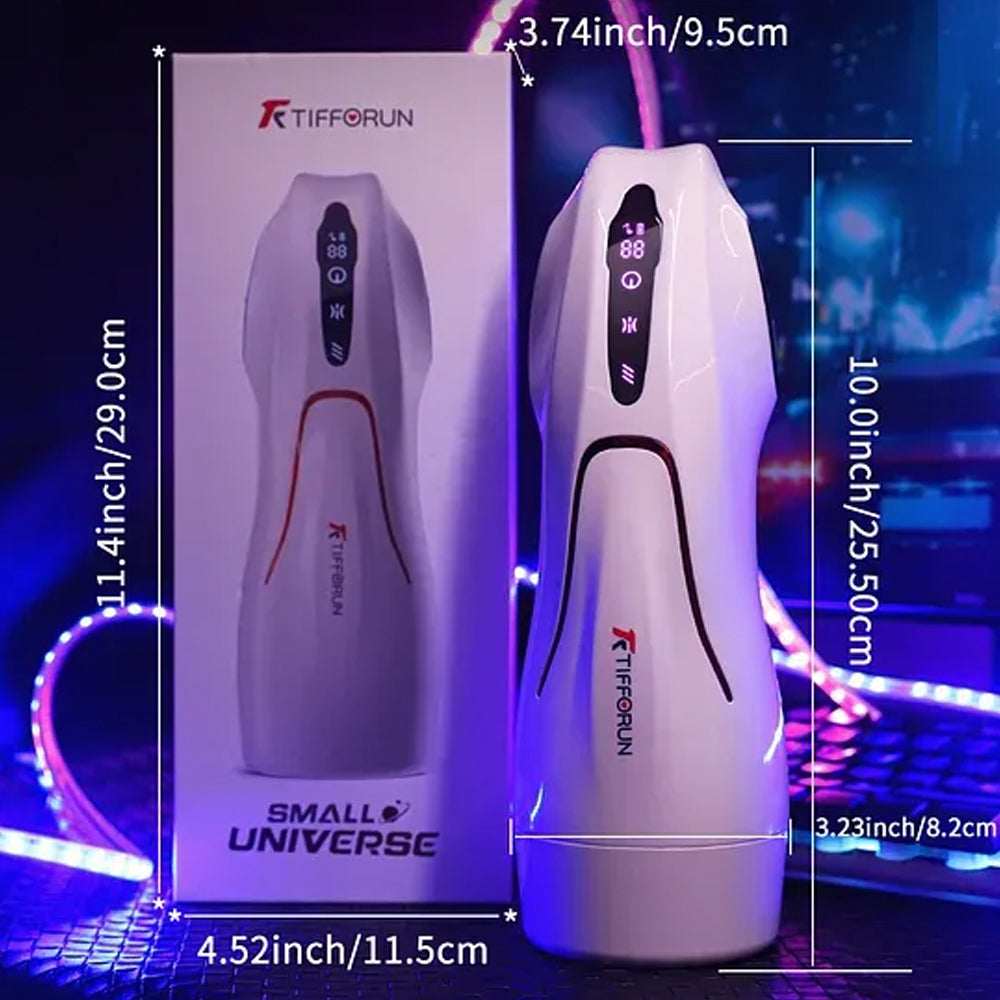 Tifforun Spaceship 9 Vibration Sucking Heating Voice Function Male Stroker – product view 10