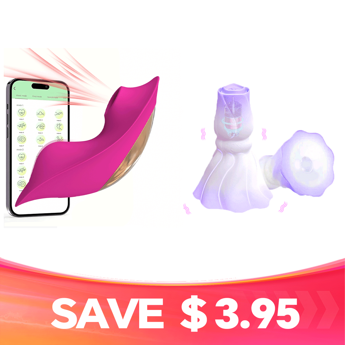 Suqio - App Remote Wearable Hands-Free Panty Massager