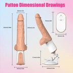 Fully Automatic Intelligent Heated 360-Degree Swinging Telescopic Dildo – product view 7