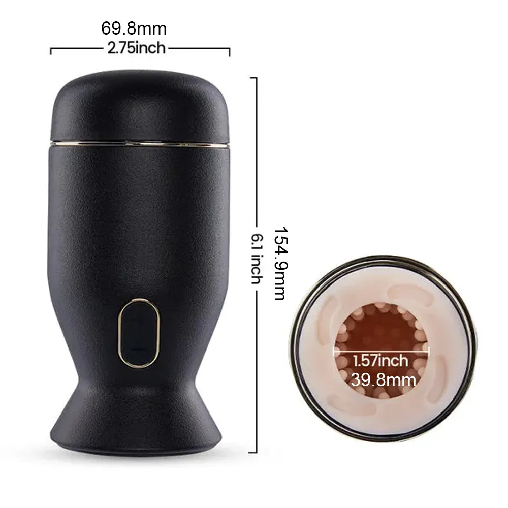 PulseMax 6 Vibration Pattern Rotation 2 in 1 Blowjob Simulator Toy — product image 11