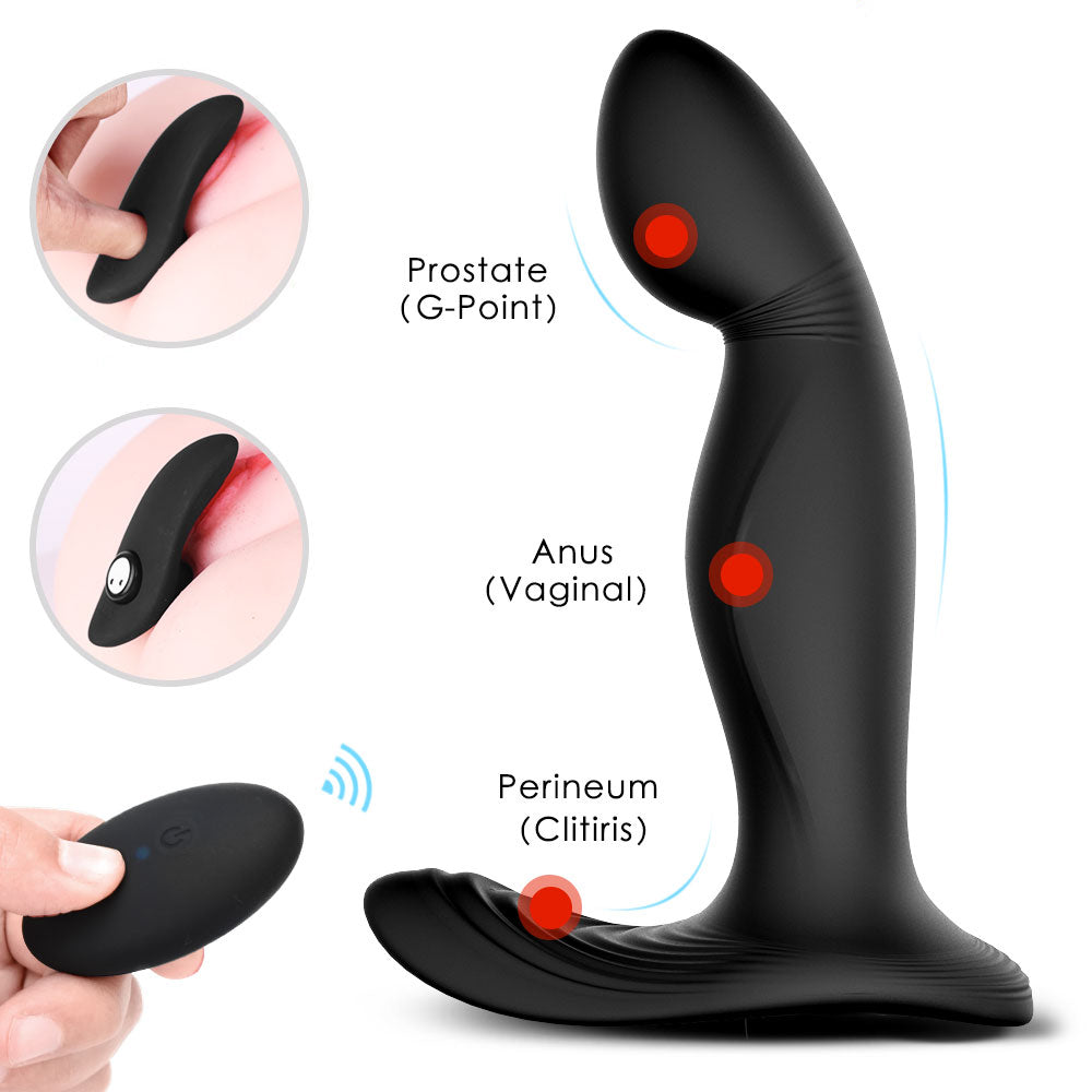 Prostate Massage Wireless Remote Control Vibrating Anal Plug – product view 7