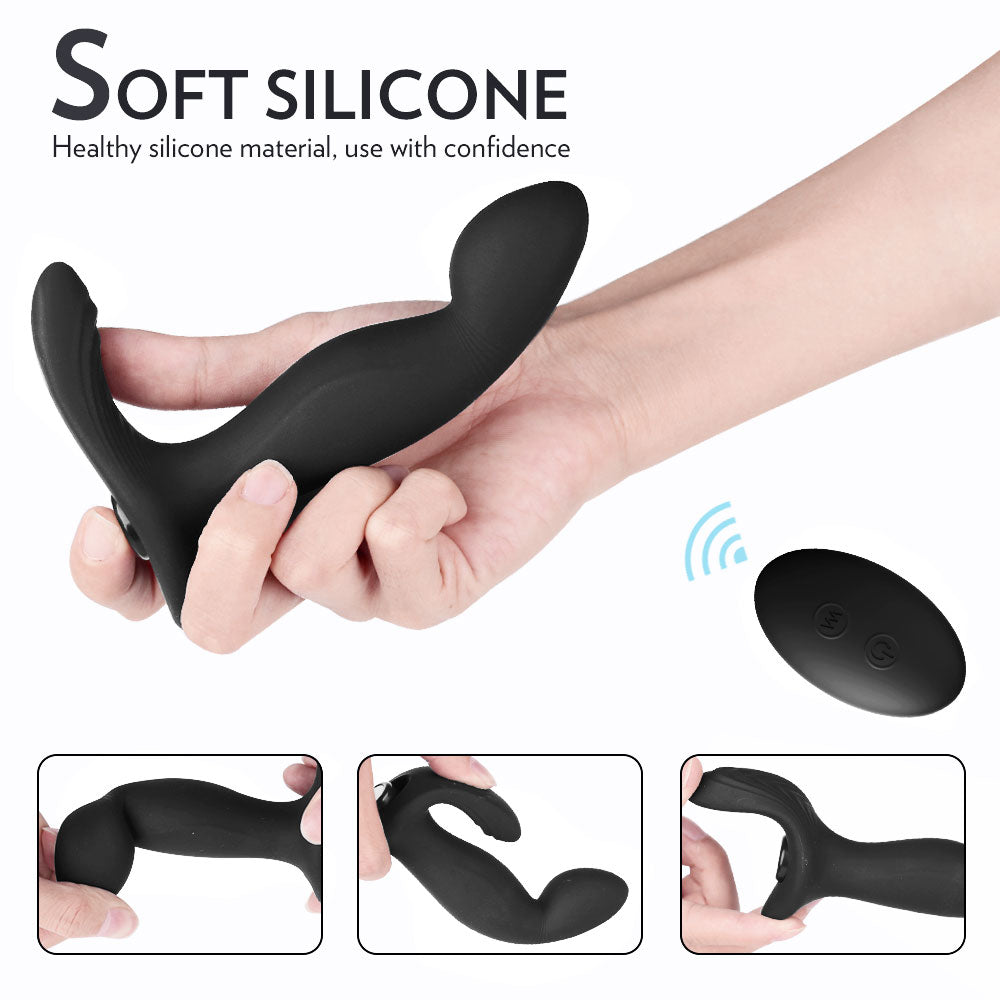 Prostate Massage Wireless Remote Control Vibrating Anal Plug – product view 8