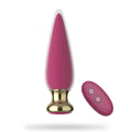 Remote control anal plug prostate massager