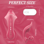 9 Band Couples Vibrator - Rechargeable Red Rose Vibrate Sex Toy – product view 4