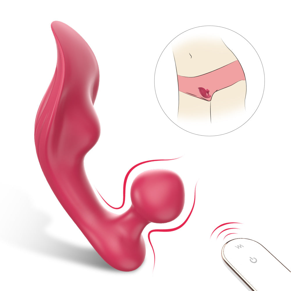 9 Band Couples Vibrator - Rechargeable Red Rose Vibrate Sex Toy – product view 2
