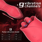 Rose Immortal Flower Double Head Telescopic Masturbator – product view 5
