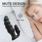 9 Frequency Silicone Vibrating Posterior Anal Plug – product view 2