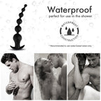 Uxol 9 Frequency Vibrating Silicone Anal Bead Charging Butt Plug – product view 5