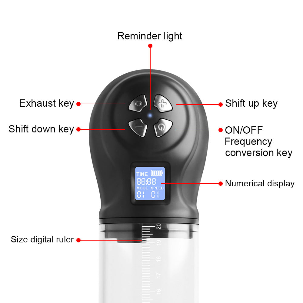 6-Frequency Negative Pressure Digital Display Waterproof Masturbation Pump — product image 17