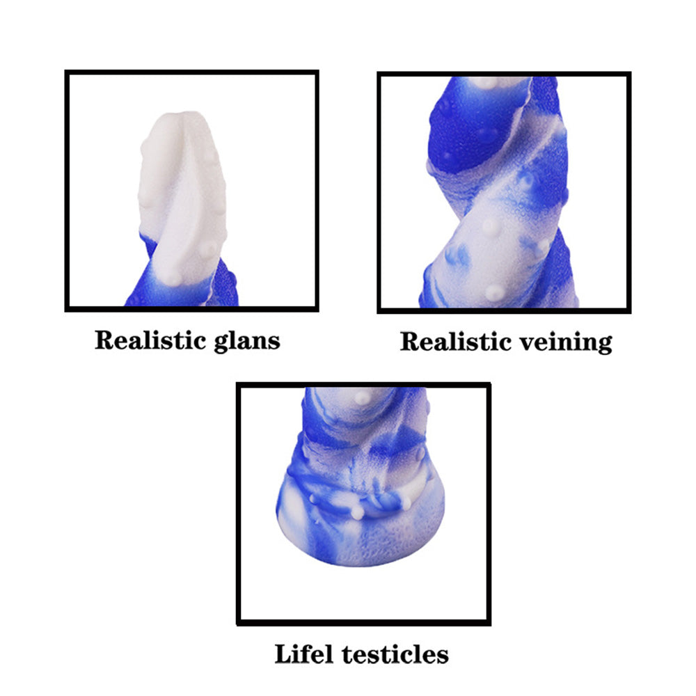 Liquid Silicone Shaped Anal Plug Dildo – product view 3