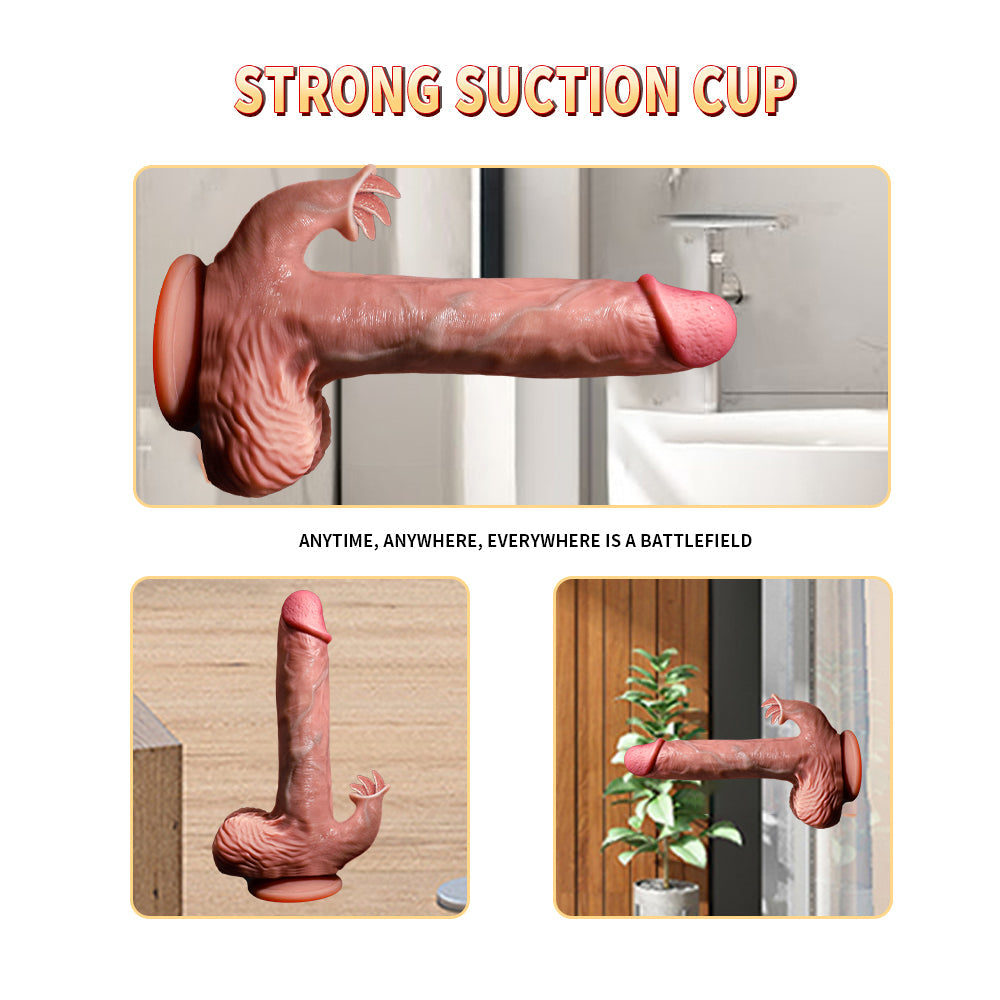 Tarzan Dildo Bendable Thrusting Dildo With Suction Cup 8.86 Inch – product view 18