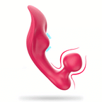 9 Band Couples Vibrator - Rechargeable Red Rose Vibrate Sex Toy