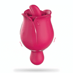 9 Frequency Rose Vibrators Vibrating Tongue Clitoris Stimulator
