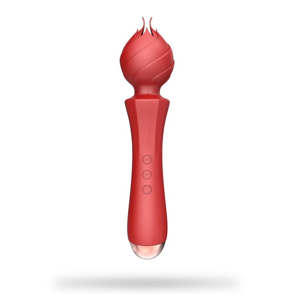 20 Frequency Vibration Mode Rose Vibrators Magic Wand Rechargeable