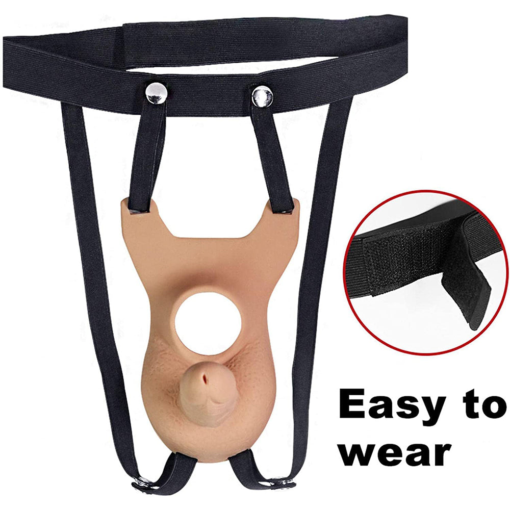 10 Frequency Vibration Wearable Silicone Dildo – product view 6