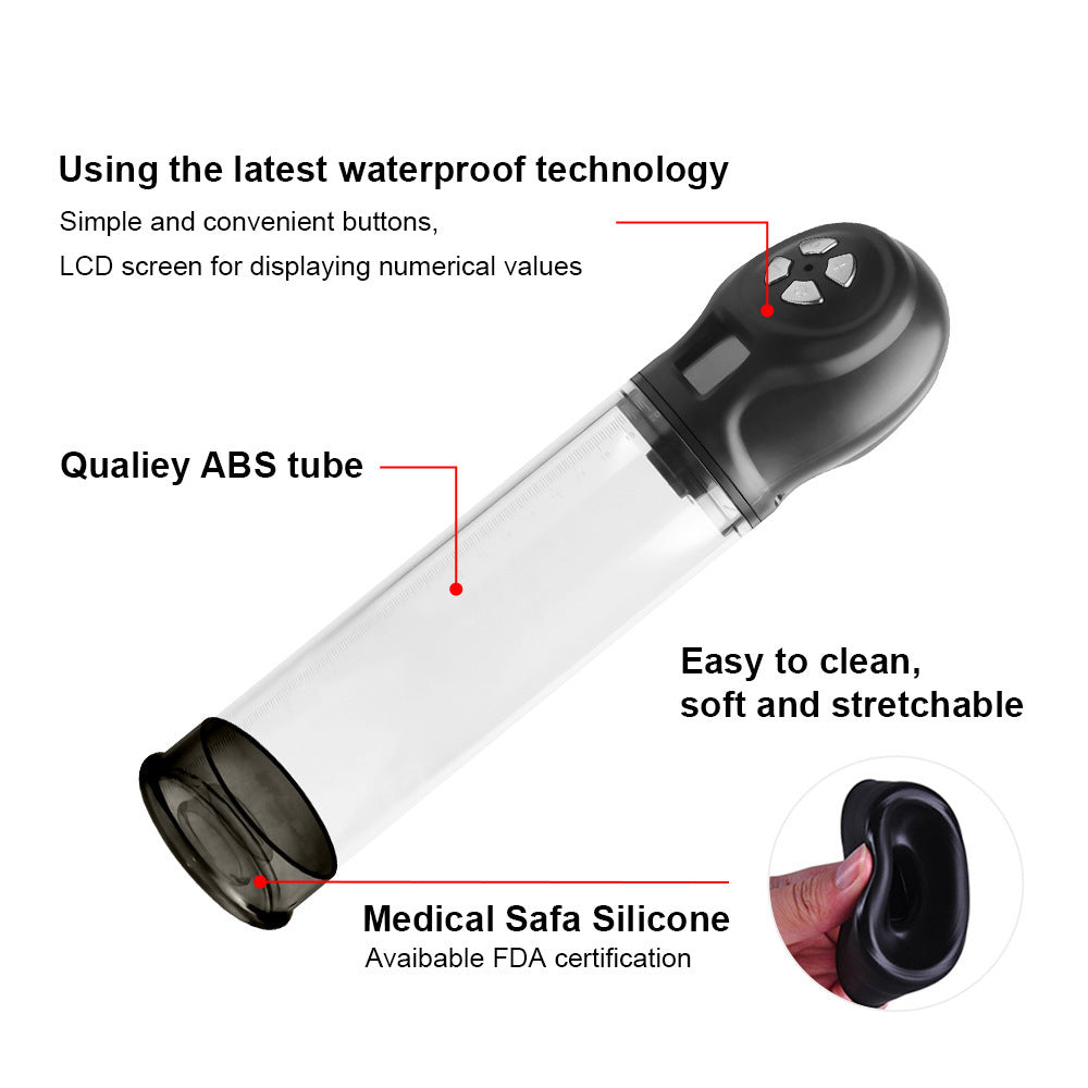 6-Frequency Negative Pressure Digital Display Waterproof Masturbation Pump — product image 14