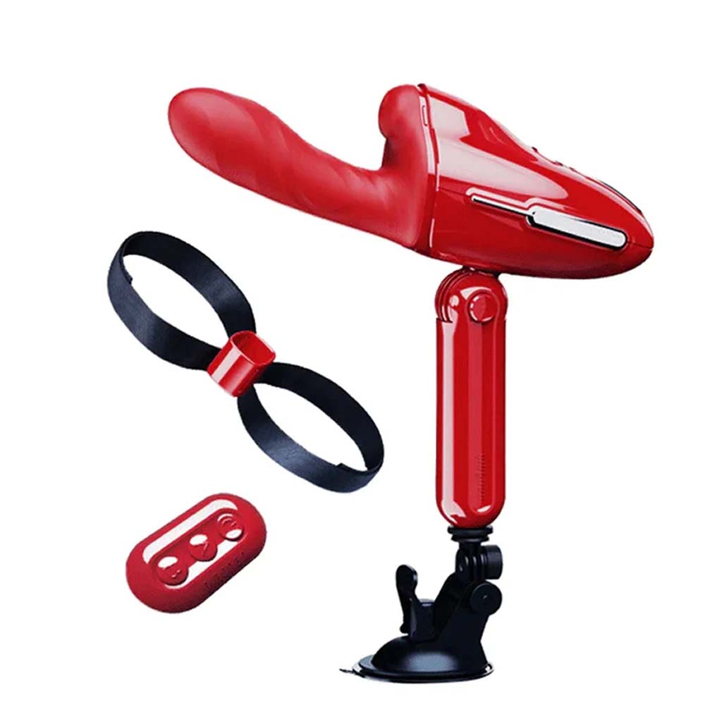 3In1 Wireless Remote Control Wearable Telescopic Vibrating Intelligent Heated Dildo