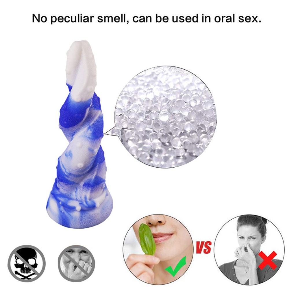 Liquid Silicone Shaped Anal Plug Dildo – product view 4