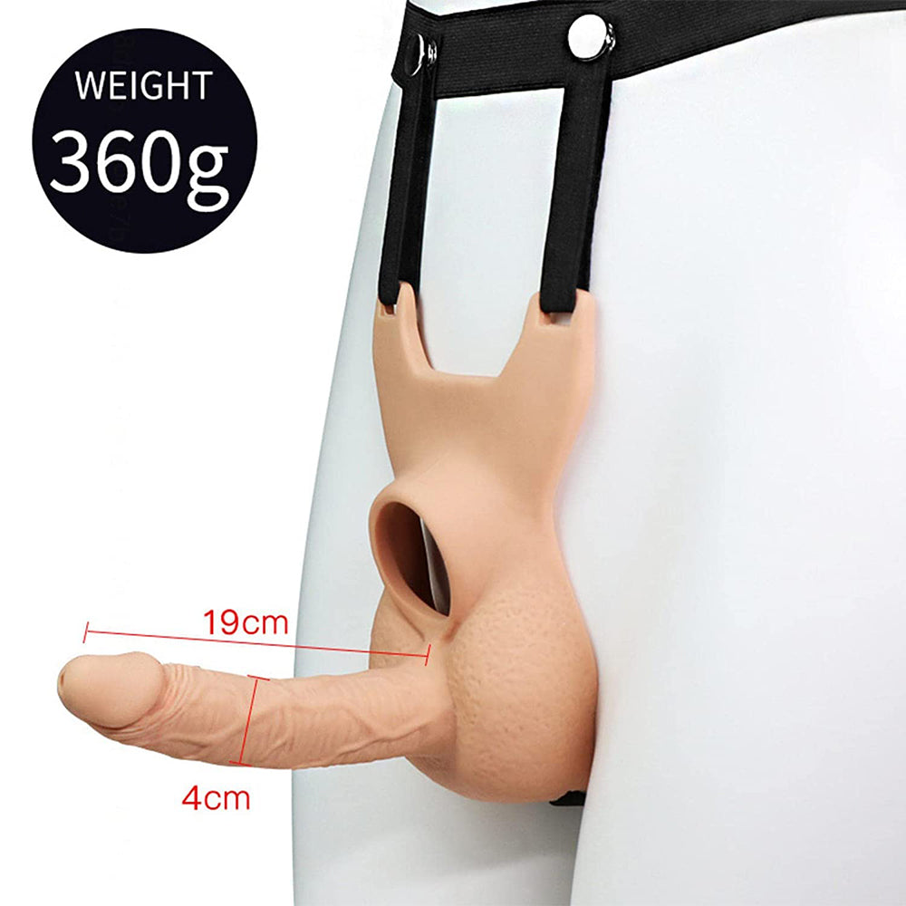 10 Frequency Vibration Wearable Silicone Dildo – product view 9