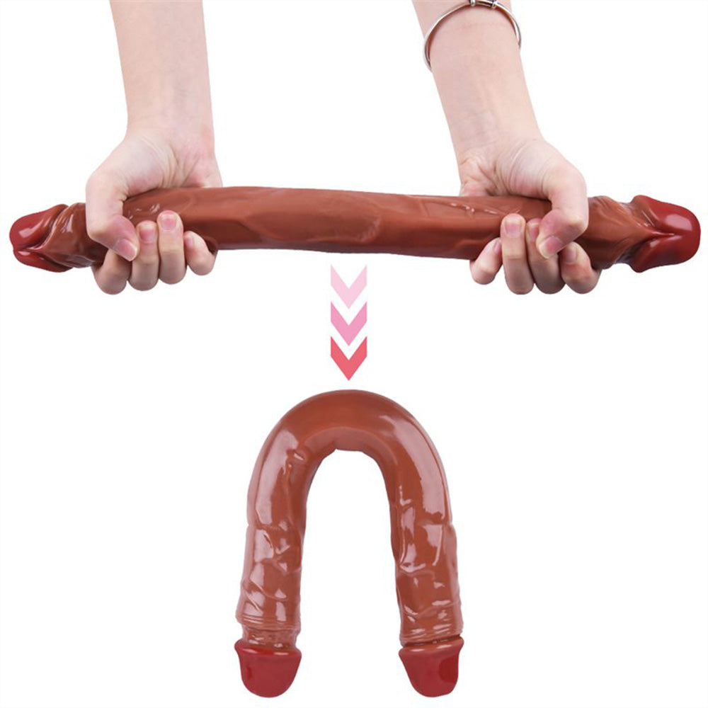 15.5 Inch Double-Ended Artificial Dildo – product view 3