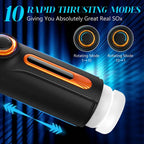 Variable Speed 10 Thrusting 4 Sucking Male Stroker Heating Voice Blowjob Toys – product view 2