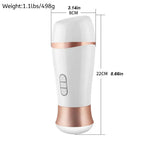 SpeedSteed Male Stroker Cup 6 Frequency Dual Vibration Mode Smart 5 Moans Realistic Textured Ultra-Soft Blowjob Toy – product view 5