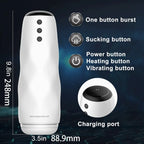 S1 Electric Stroker 10 Vibrating 3 Sucking 3D Realistic Vaginal Heating with Voice Interaction — product image 4
