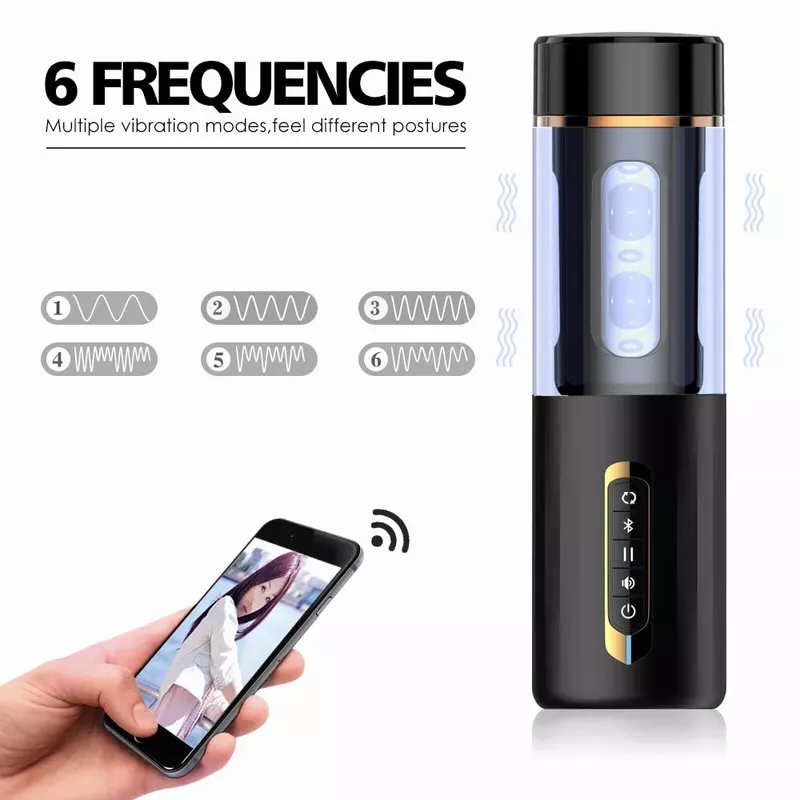 Omysky 6 Thrusting Rotation 5 Speed Mode Male Stroker Penis Training Smart Voice with Suction Base — product image 3
