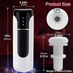TurboVortex 7 Vibrating Telescoping Voice Male Masturbation Cup with Thrust Rotation Heating Function for Blowjob Toy — product image 8