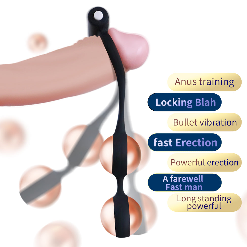 Penis Trainer Vibrating Semen Locking Ring – product view 2