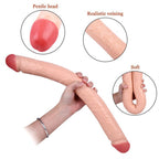 Double-Ended Soft Silicone Simulated Anus Masturbation Dildo – product view 5