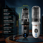 5 Telescopic Rotation 10 Vibration LED Digital Display Male Stroker — product image 8
