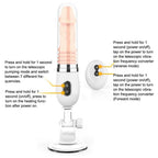 Remote Control Automatic 7-Frequency Telescopic Vibration Intelligent Heating Dildo – product view 13