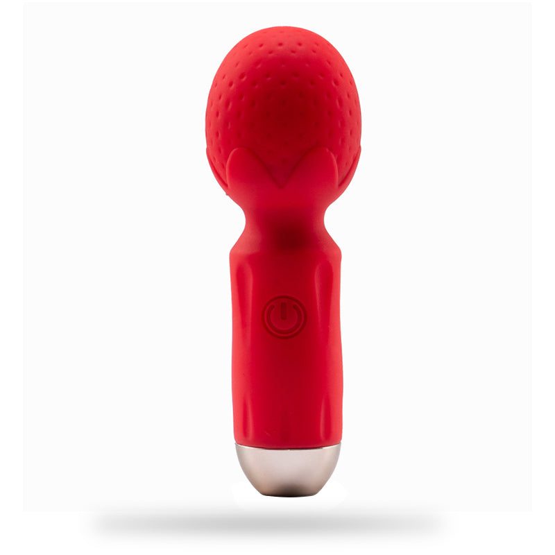 10 Frequency Vibration Mini AV Strawberry Head Vibrator – product view 8